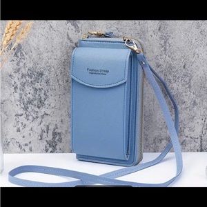 New! Fashion “UYHM” Shoulder Bag, Solid Blue Color Crossbody Bag,Multifunctional